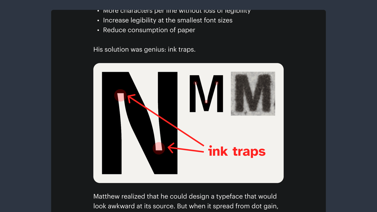 Mock website article featuring an image described on the next slide.